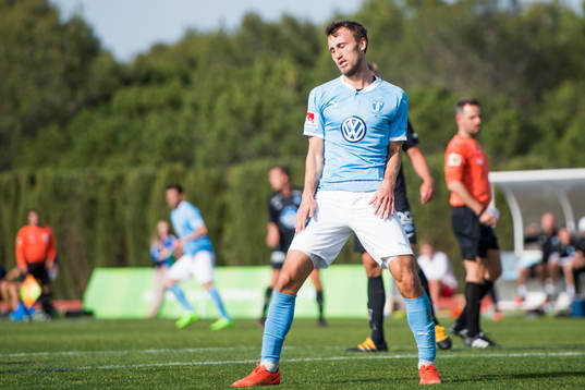 Malmö FFs Magnus Wolff Eikrem deppar