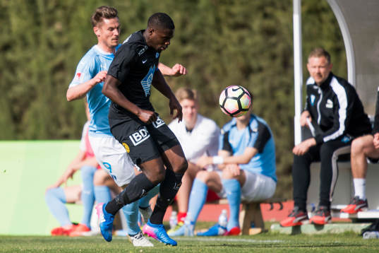 Malmö FFs Markus Rosenberg och Moldes Isak Ssewankambo