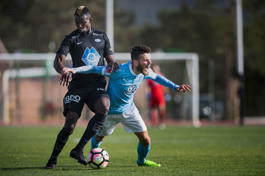 Moldes Babacar Sarr och Malmö FFs Erdal Rakip