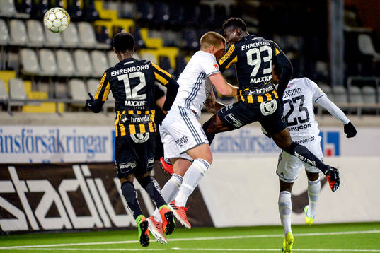 Häckens Alhassan Kamara gör 1-2