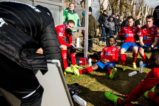 Helsingborgs Charlie Weberg, Monday Samuel, Anton Wede och