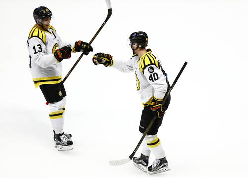 Brynäs Jesper Jensen jublar
