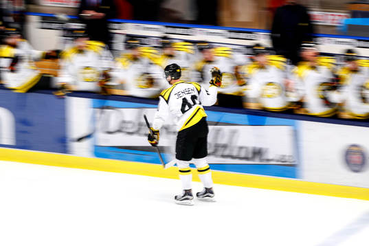 Brynäs Jesper Jensen jublar