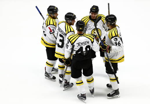 Brynäs Jesper Jensen jublar