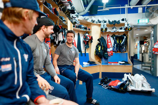Linköpings Sebastian Karlsson, Andrew Gordon och Niklas