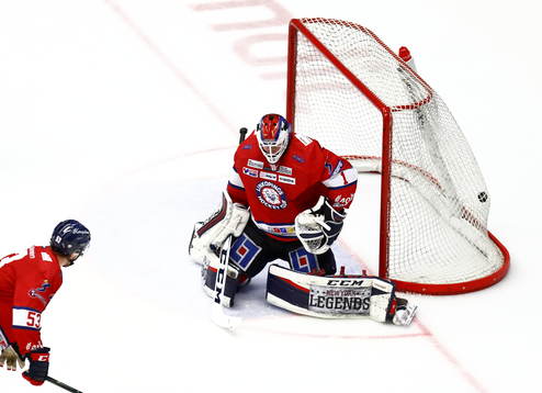 Mål 0-2 av Brynäs Jesper Jensen förbi Linköpings