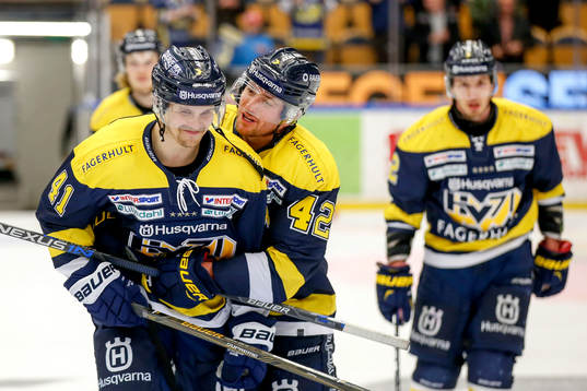 s David Ullström och Dylan Reese jublar