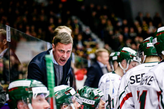 Frölundas  tränare Roger Rönnberg
