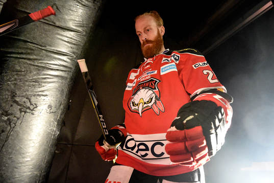 Malmö Redhawks Jens Olsson gör entre
