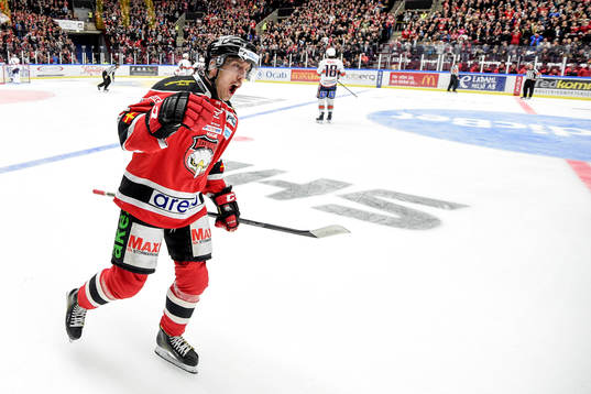 Malmö Redhawks +Erik Andersson jublar