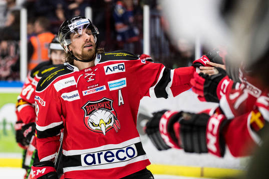 Malmö Redhawks Andreas Thuresson jublar