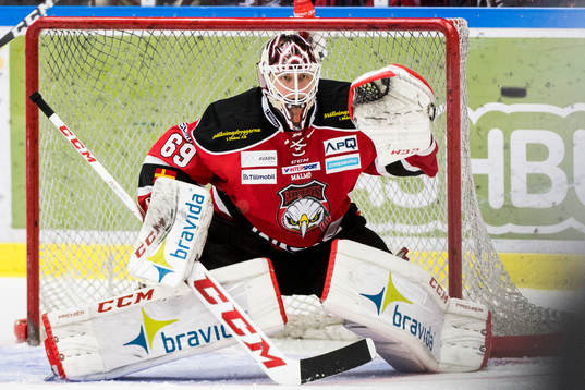 Malmö Redhawks målvakt Oscar Alsenfelt