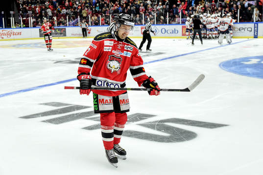 Malmö Redhawks Erik Andersson deppar