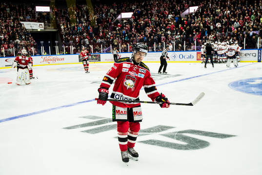 Malmö Redhawks Erik Andersson deppar