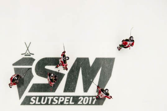 Malmö Redhawks Christoffer Forsberg, Fredrik Händemark,