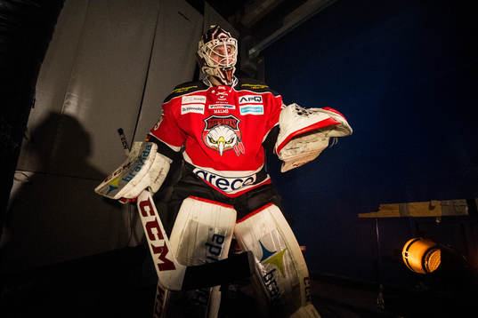 Malmö Redhawks målvakt Oscar Alsenfelt