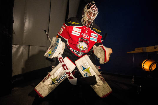 Malmö Redhawks målvakt Oscar Alsenfelt