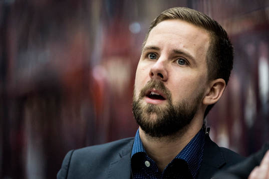 Malmö Redhawks J20 tränare Viktor Stråhle
