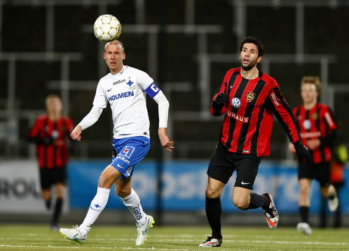 Norrköpings Andreas Johansson och Brommapojkarnas Luca