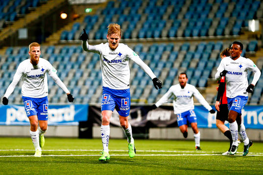 Norrköpings Karl Holmberg jublar