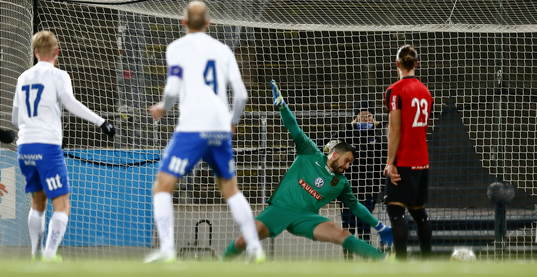 Mål 2-0 av Norrköpings Kalle Holmberg förbi