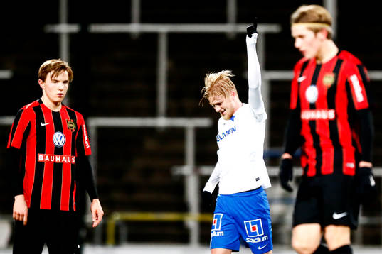 Norrköpings Karl Holmberg jublar