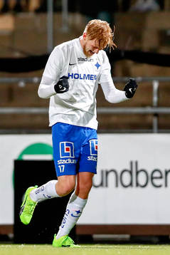 Norrköpings Karl Holmberg jublar