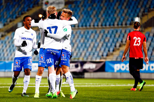 Norrköpings Karl Holmberg jublar