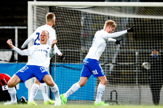 Norrköpings Karl Holmberg jublar