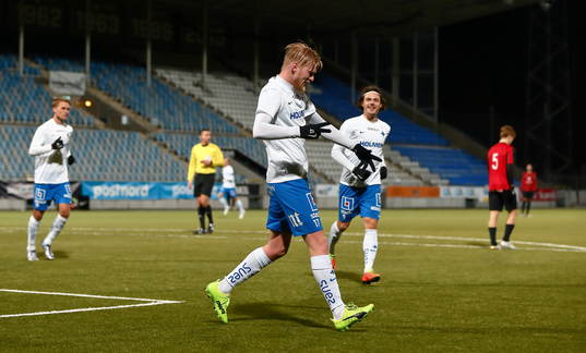 Norrköpings Kalle Holmberg jublar