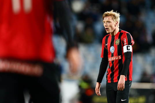 Brommapojkarnas Gustav Sandberg-Magnusson deppar
