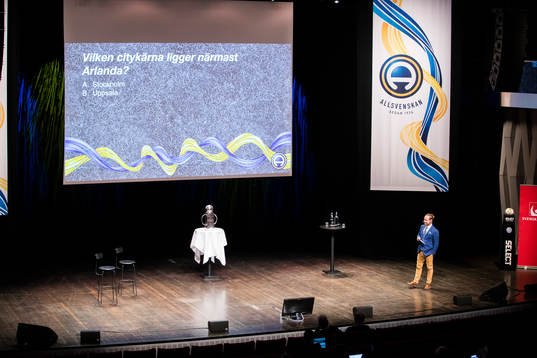 Konferencier Jesper Hussfelt