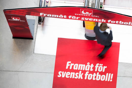 Generell bild över entrén