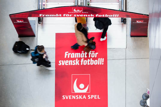 Generell bild över entrén