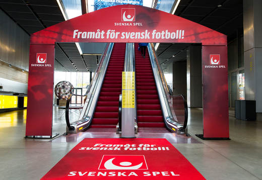 Generell bild över entrén