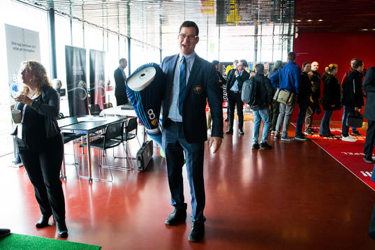 Jonas Riedel, presschef Djurgården