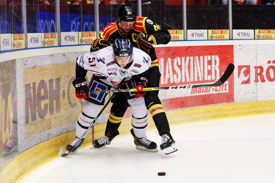 Linköpings Kristian Näkyvä och Brynäs Jacob Blomqvist