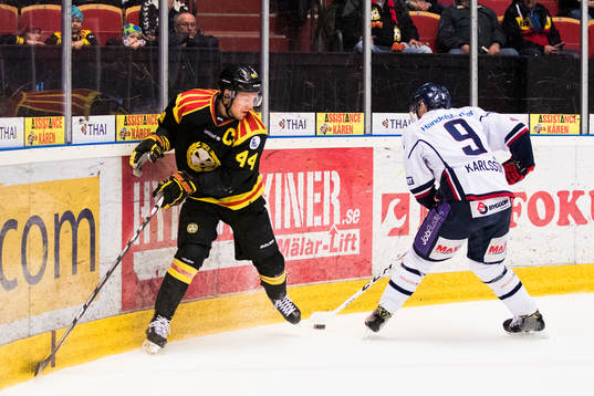 Brynäs Jacob Blomqvist och Linköpings Anton Karlsson