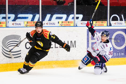 Brynäs Samuel Asklöf och Linköpings Niklas Fogström