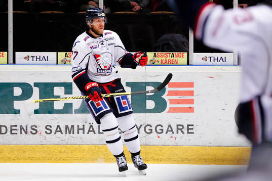 Linköpings Marcel Müller jublar