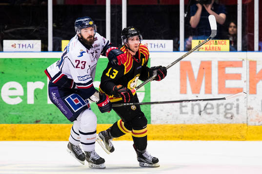 Linköpings Niklas Persson och Brynäs Ryan Gunderson
