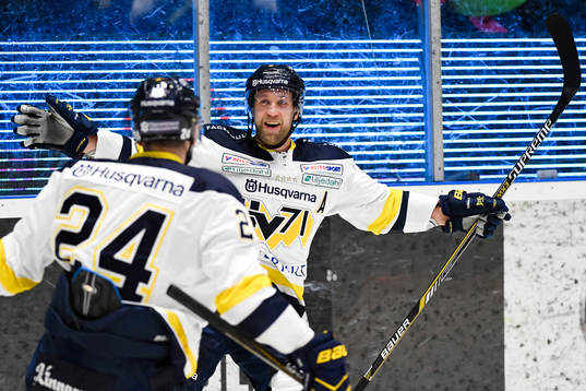 s Erik Christensen och Martin Thörnberg jublar