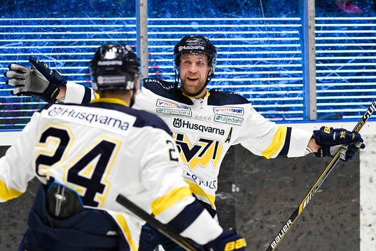 s Erik Christensen och Martin Thörnberg jublar
