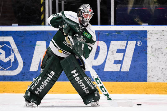 Färjestads målvakt Stefan Steen