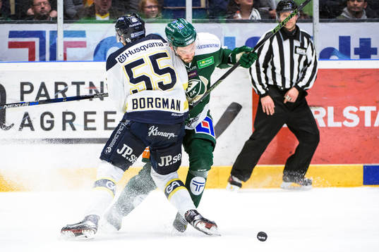 s Andreas Borgman och Färjestads John Persson