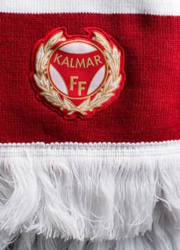 Kalmars klubbemblem på en halsduk