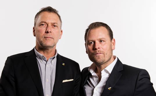 Häckens sportchef Sonny Karlsson och tränare Mikael Stahre