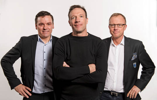 Michael Lundgren, klubbchef Sirius, Kim Bergstrand,