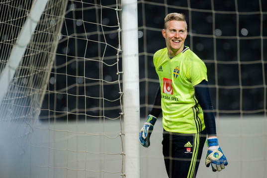 Sveriges målvakt Karl-Johan Johnsson