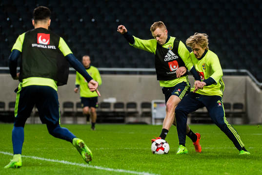 Sebastian Larsson och Emil Forsberg